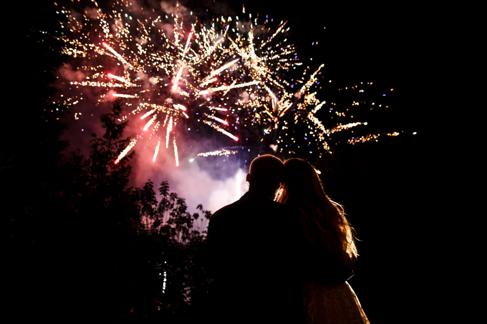 wedding fireworks